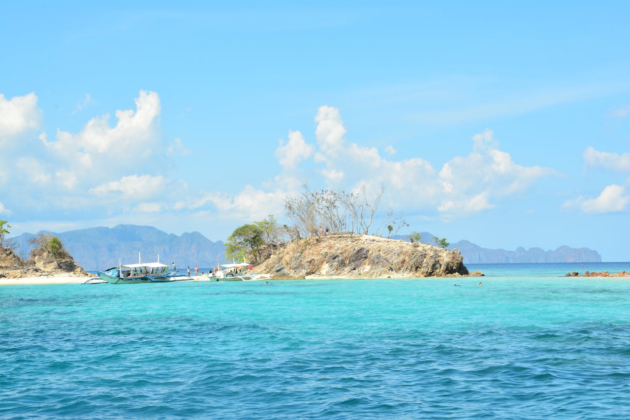 boat Bulog Dos Island Coron Palawan Philippines