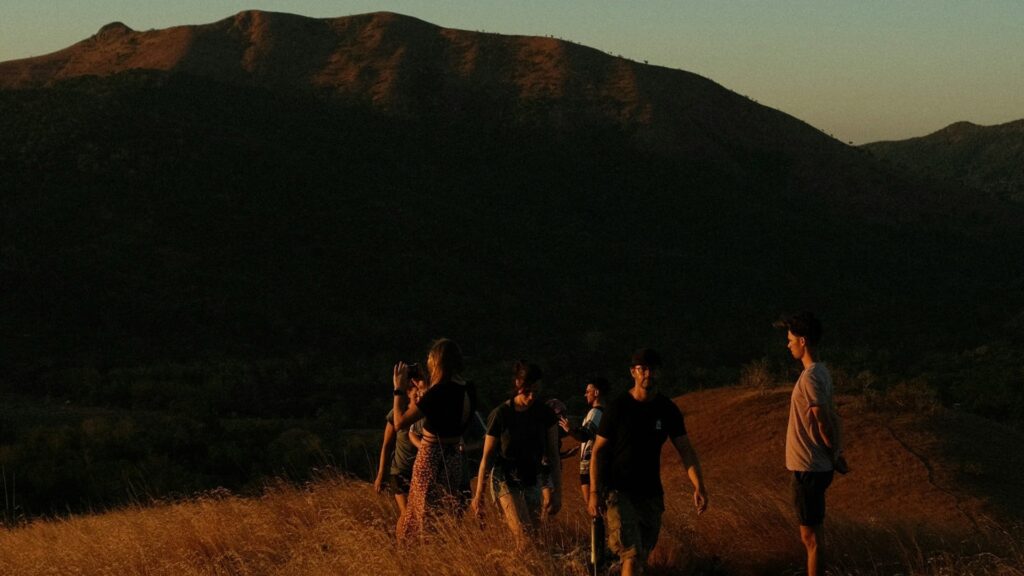 group of hikers hiking in mount Tapyas