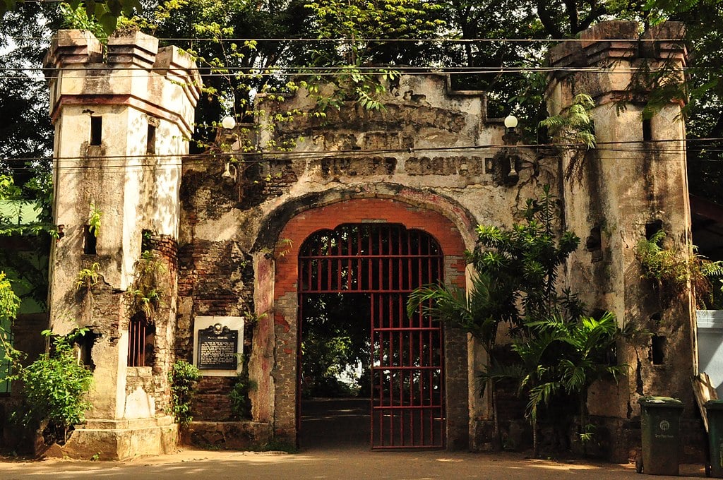 a historic WWII site Plaza Cuartel in Puerto Princesa Palawan Philippines