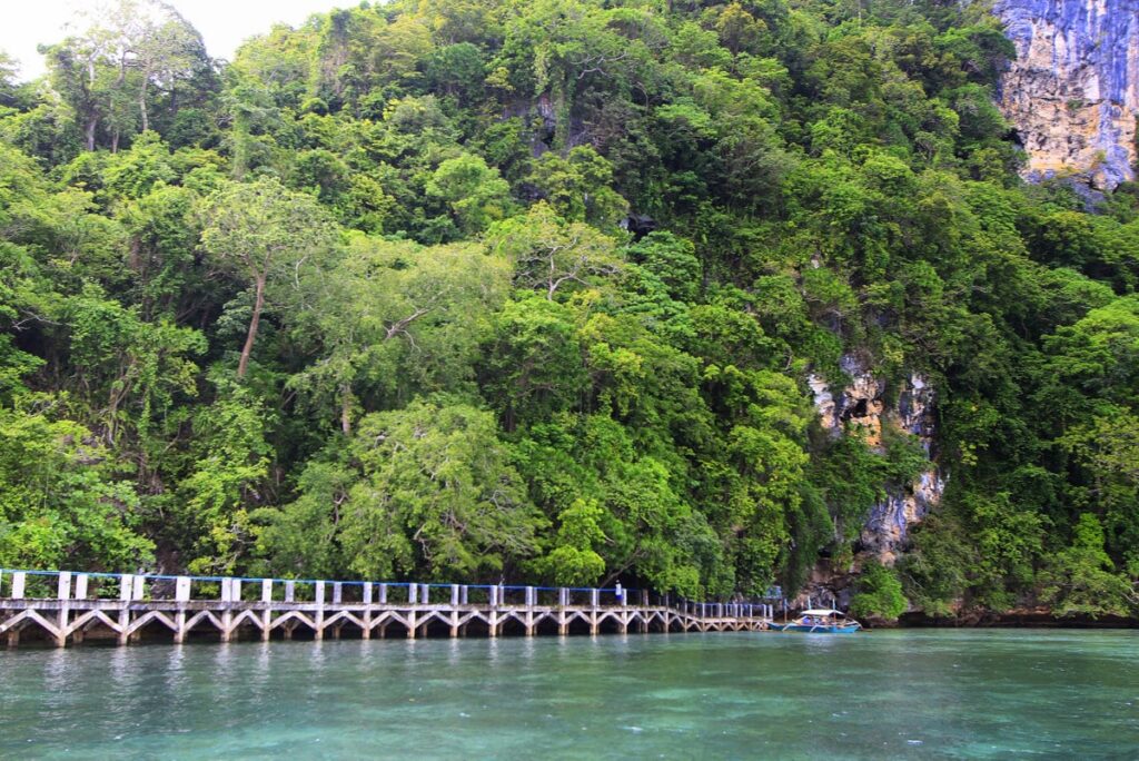 a picturesque view of Tabon Cave in Quezon Palawan Philippines